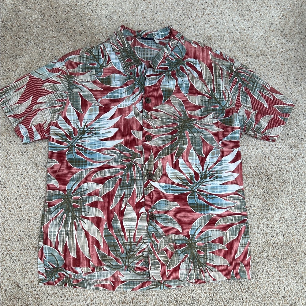 Boy's Aloha Shirt by Bishop St Apparel sz 10